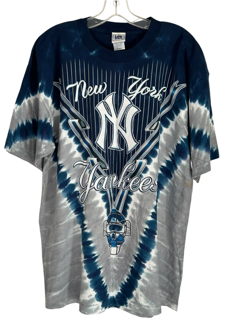 VTG Lee Sport MLB New York Yankees Tie Dye Men's T Shirt XL